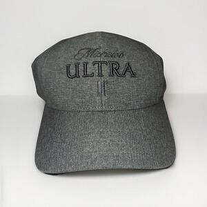 Michelob Ultra Hat Cap Strap Back Adjustable Gray  Polyester Adult NWOT